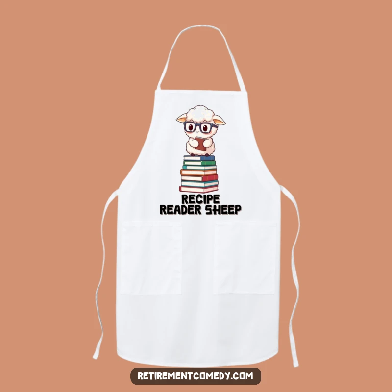 Funny Sheep Chef Apron: Scholarly Kitchen Master's Funny Gift