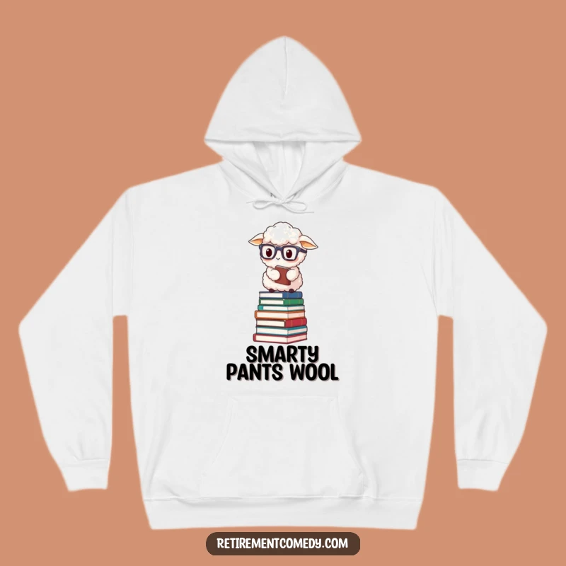 Funny Sheep Reading Hoodie: Cozy Comfort for Bookish Minds