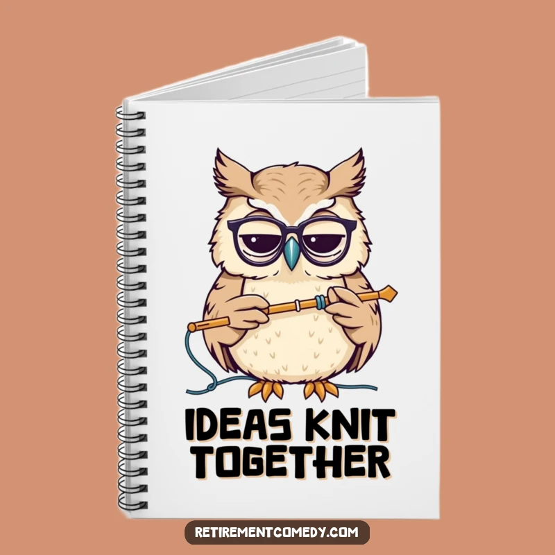 Funny Wise Owl Notebook - Hilarious Scholar Journal, Perfect Gift