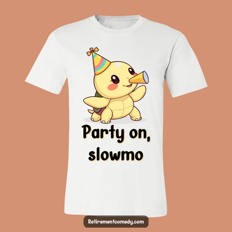 Funny Kawaii Turtle T-Shirt: Cheerful Party Fan Gift